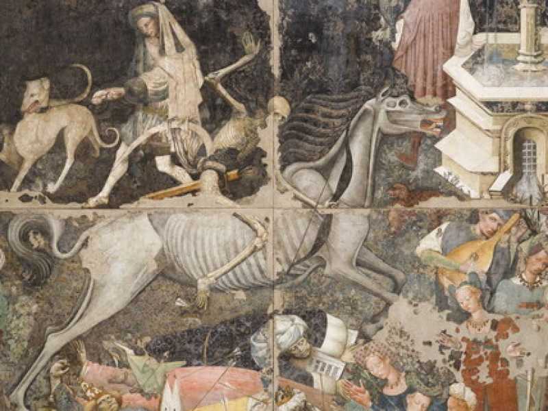 Risalente alla met&agrave; del Quattrocento, il &ldquo;Trionfo della Morte&rdquo; fu voluto da Alfonso il Magnanimo per decorare un ospedale pubblico&nbsp;<br />