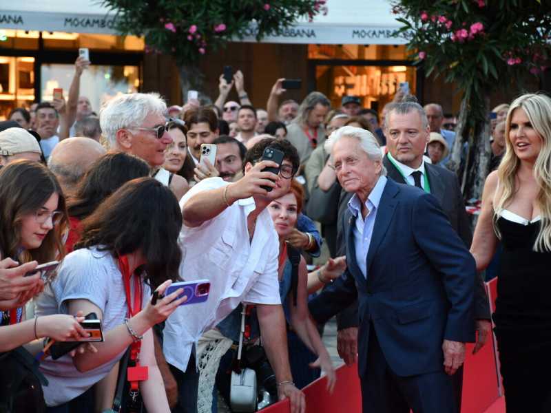 Quest&rsquo;anno, il divo dei festival nazionali fra cui quello di Taormina &egrave; stato Michael Douglas (foto Ansa)&nbsp;<br />