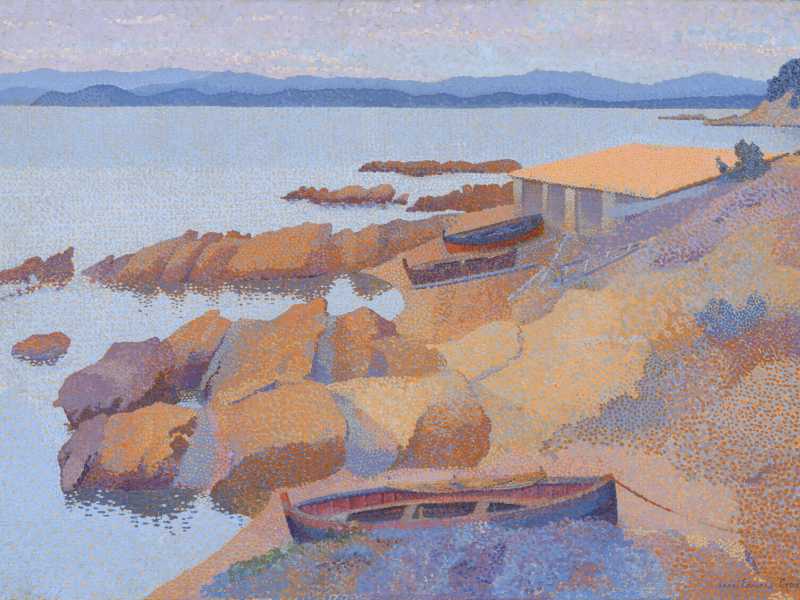 Henri-Edmond Cross, "Costa vicino ad Antibes"