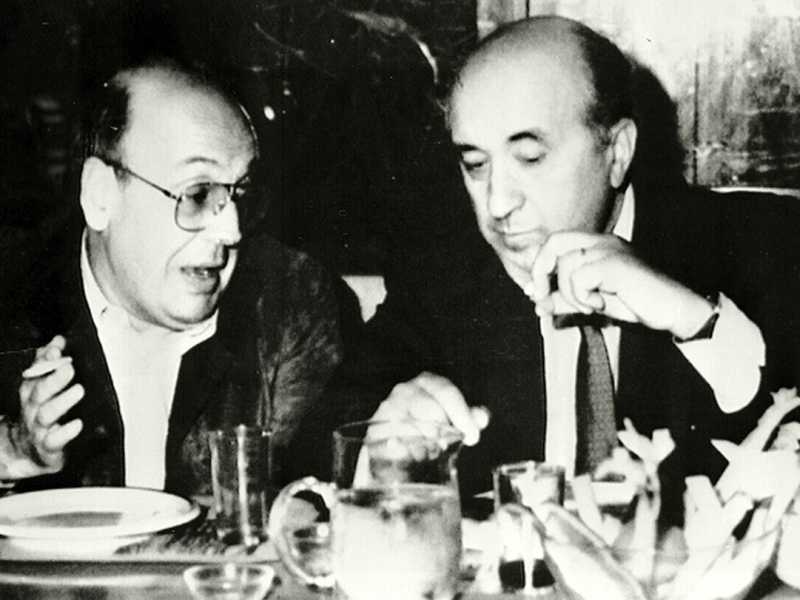 Roberto Ruffili e Ciriaco De Mita (Ansa)