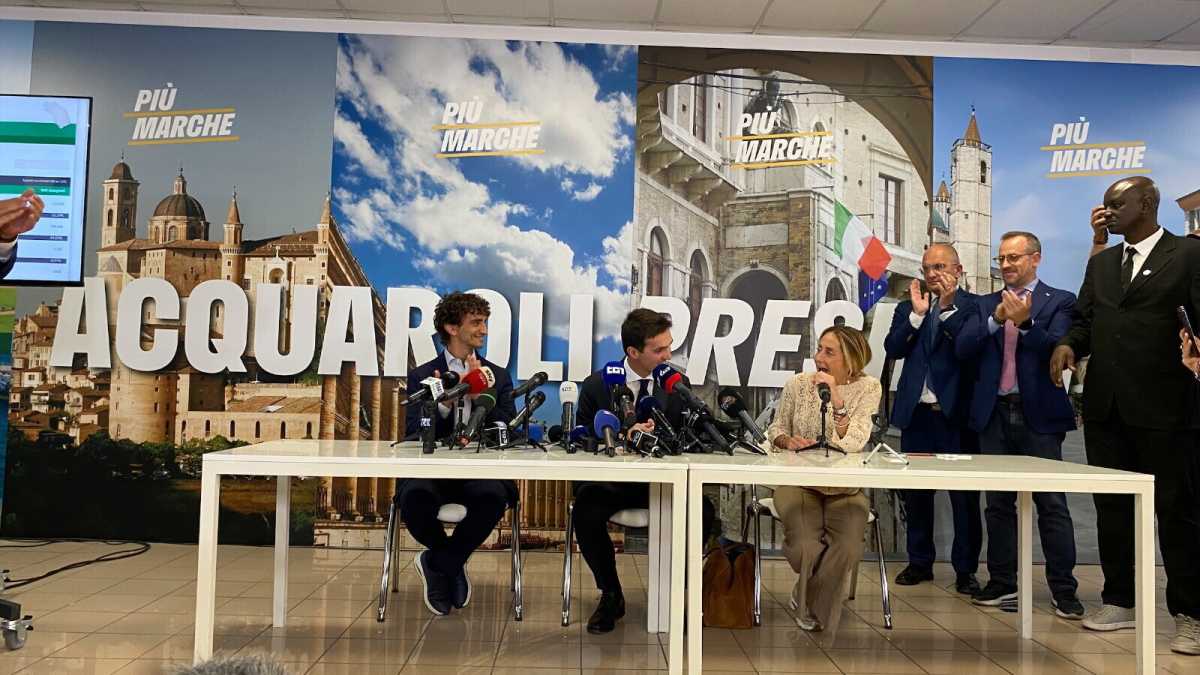 Immagine di Nelle Marche vince Acquaroli, Ricci ammette la sconfitta