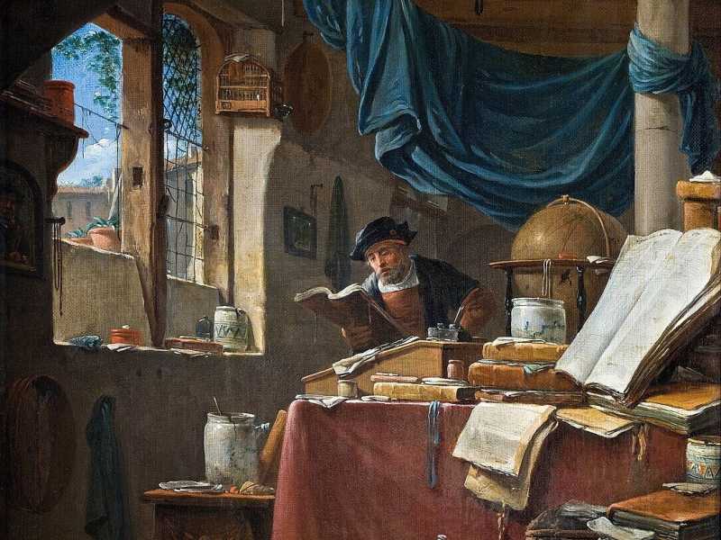 Thomas Wyck - A scholar in his Study - Google Art Project.jpg - Wikimedia Commons