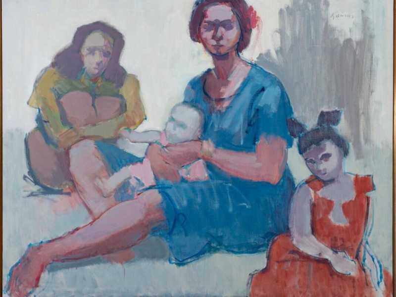 Mother and Children, Jacob Kainen, 1965&nbsp;<br />