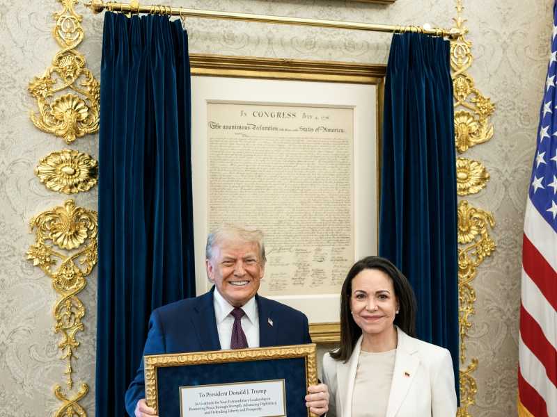Machado e Rodríguez si contendono le attenzioni di Trump