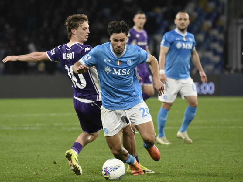 L'attaccante del Napoli Antonio Vergara (foto Ansa)
