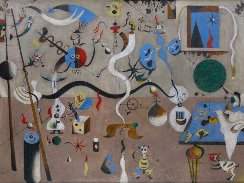Joan Mir&ograve;, Il carnevale di Arlecchino, Albright-Knox Art Gallery, Buffalo<br />&nbsp;<br />