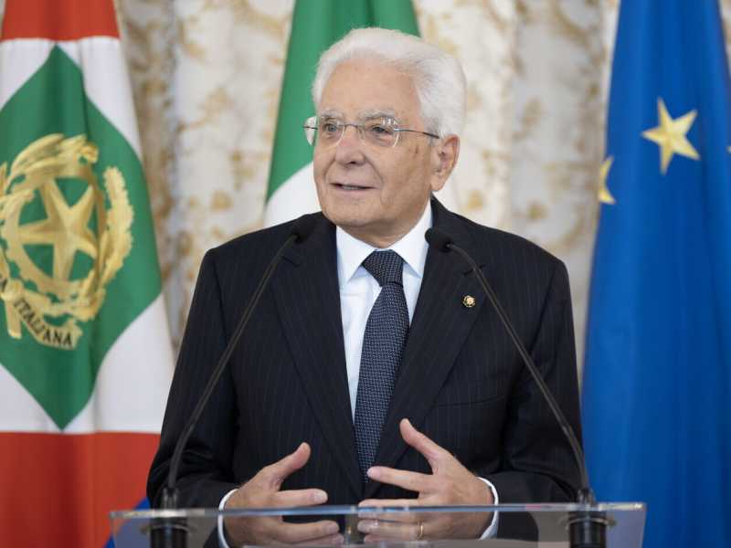 Sergio Mattarella (foto LaPresse)