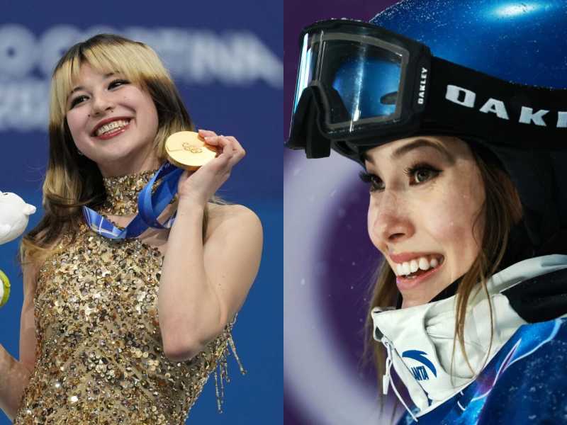 Alysa Liu (Foto LaPresse) e Gu Ailing (Foto Ansa)