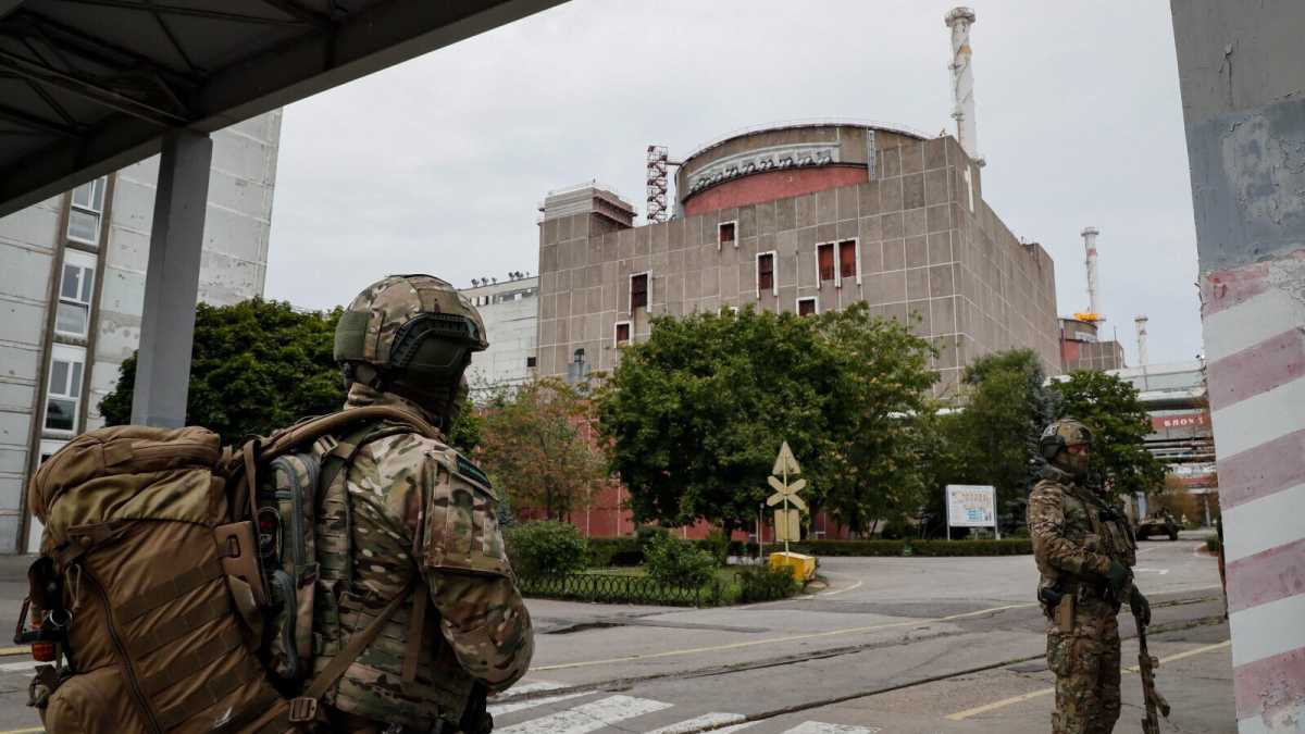 Immagine di La vita a Enerhodar e nella centrale nucleare occupata dai russi
