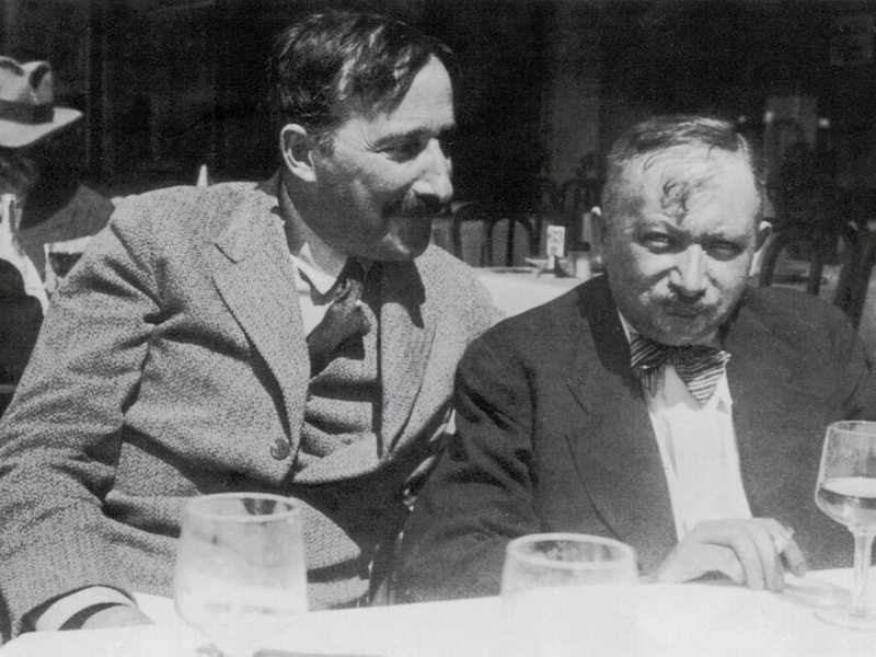 Stefan Zweig e Josef Roth (foto Getty)<br />&nbsp;