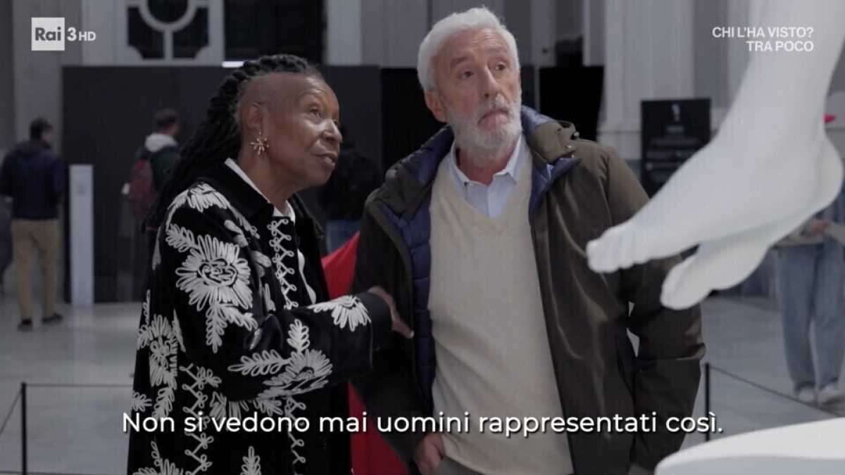 Immagine di Il saluto tra Eleonor e Raffaele in Un posto al sole