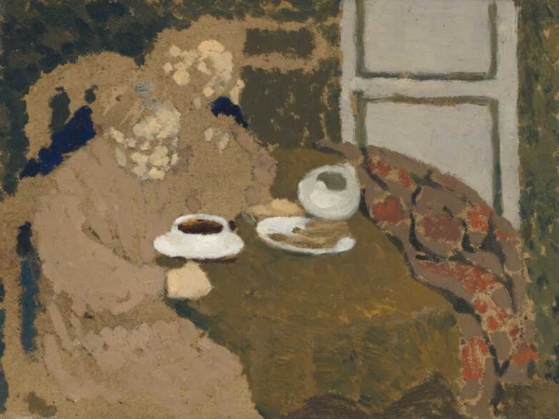 Due donne che bevono caff&egrave;, Edouard Vuillard circa 1893<br /><br />&nbsp;<br />