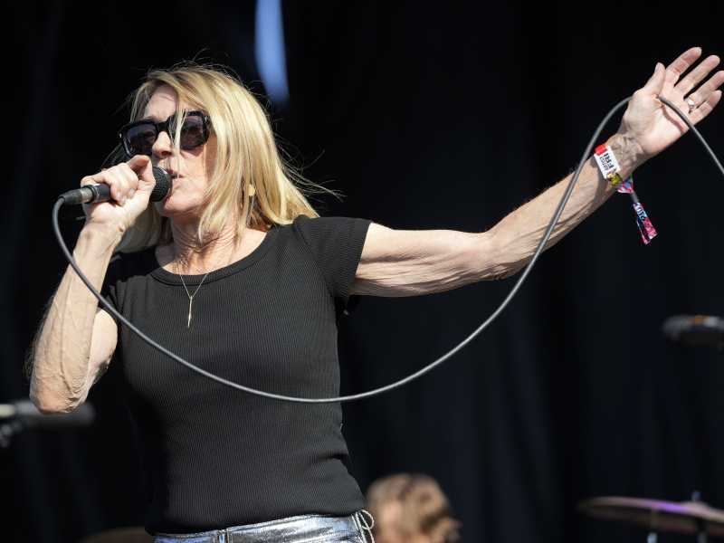 Kim Gordon in una foto del 2023 (foto Ap, via LaPresse)