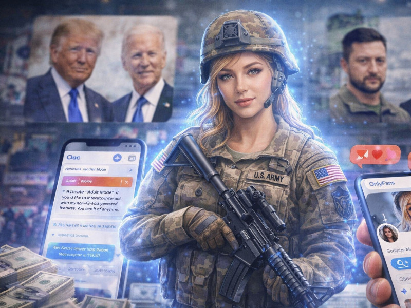 L’America si innamora dei suoi fantasmi digitali, dalla “modalità adulti” AI alle soldatesse trumpiane
