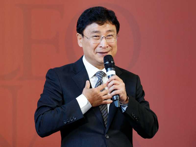 Il Ceo di Silicon Box, Byung Joon Han. ANSA/FABIO FRUSTACI