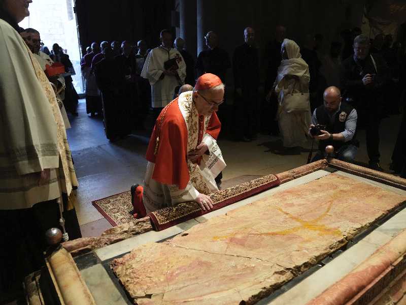 Il Patriarca latino di Gerusalemme, Pierbattista Pizzaballa
