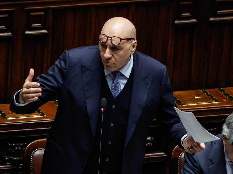 Il ministro della Difesa Guido Crosetto. ANSA/GIUSEPPE LAMI