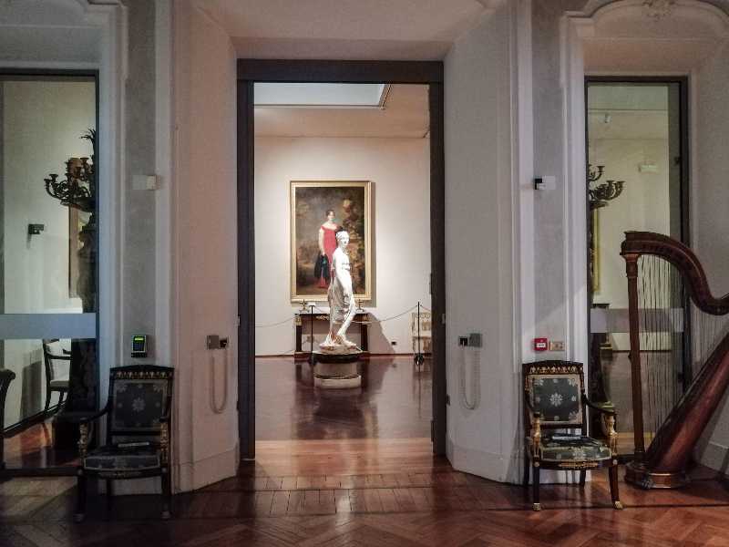 Un'immagine d'archivio dell'interno della Fondazione Magnani Rocca di Traversetolo, Parma. ANSA/ ELISABETTA BARACCHI