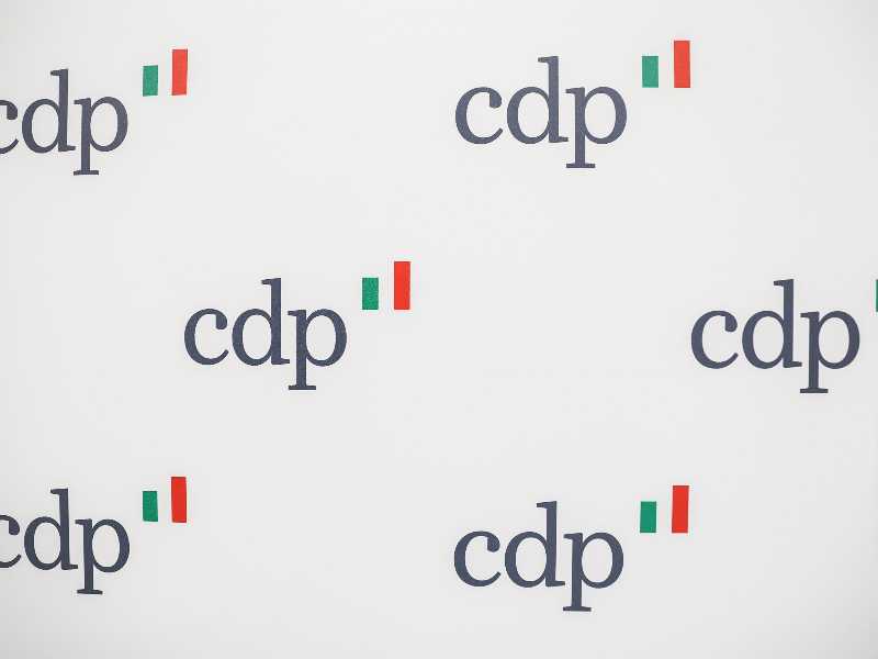 Loghi di Cassa Depositi e Prestiti, Roma, 12 marzo 2026. ANSA/Emanuele Valeri (NPK)