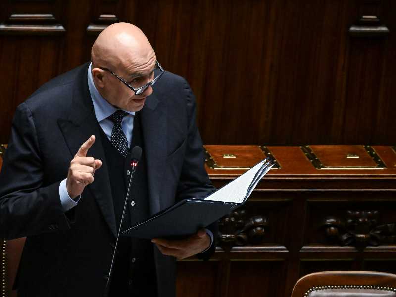 Il ministro della Difesa, Guido Crosetto. Foto Ansa