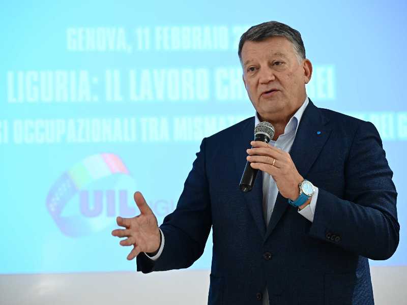 Pierpaolo Bombardieri, segretario generale della Uil. Foto Ansa