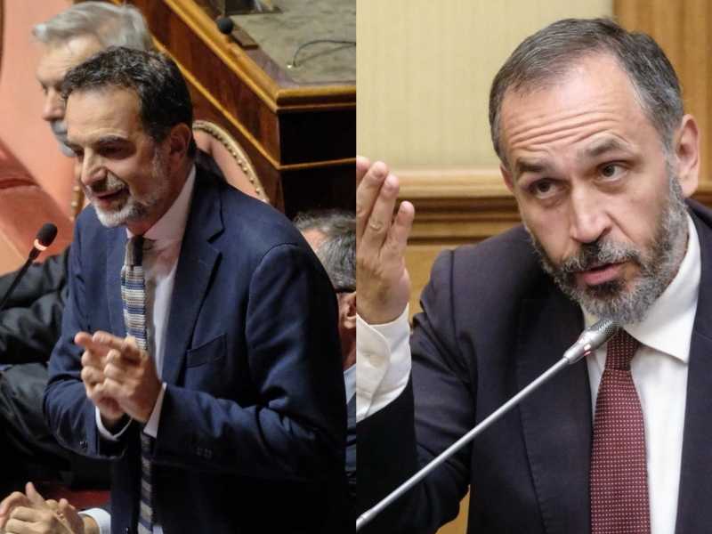 Alessandro Alfieri e Filippo Sensi - foto LaPresse