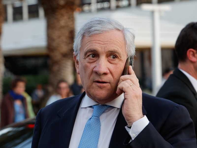 Italy's Minister for Foreign Affairs Antonio Tajani visits the Diocletian's Palace on the occasion of the MED9 informal ministerial meeting, in Split, Croatia, 9 April 2026. ANSA/GIUSEPPE LAMI