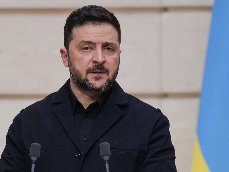 Il presidente ucraino Volodymyr Zelensky. Foto Ansa
