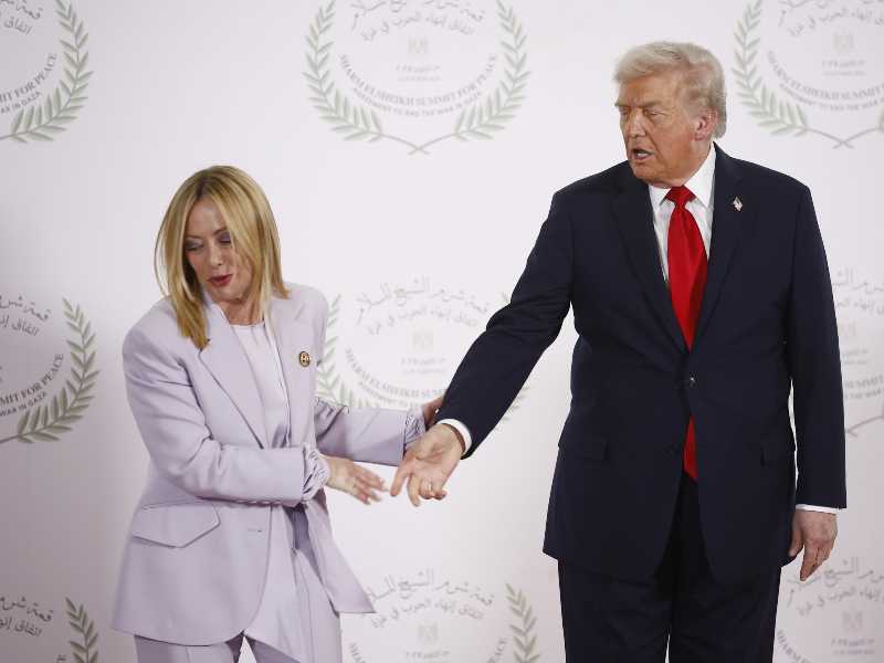 Giorgia Meloni e Donald Trump
