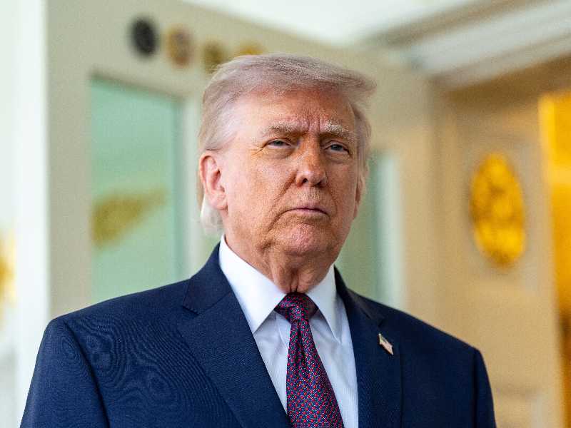 Il presidente americano Donald Trump. Foto LaPresse