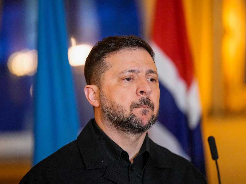 Il presidente ucraino Volodymyr Zelensky.