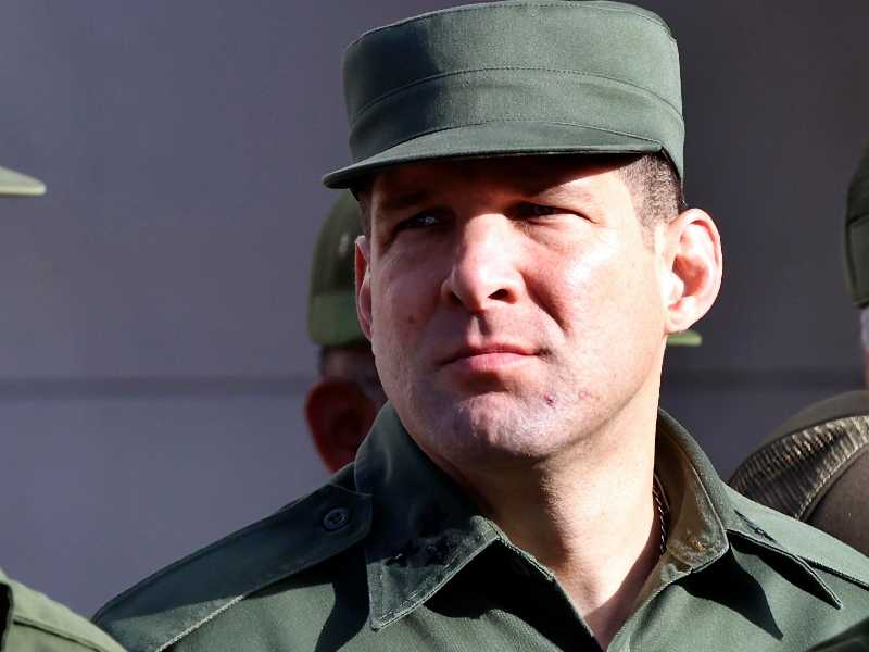 epa12817556 The grandson of former president Raul Castro, Raul Guillermo Rodriguez Castro, attends an event at the Colon Cemetery in Havana, Cuba, on 16 January 2026 (issued 13 March 2026). Rodriguez Castro, reportedly involved in negotiations with the United States, was shown on Cuban state television for the first time on 13 March participating in two key government meetings.  EPA/Ernesto Mastrascusa