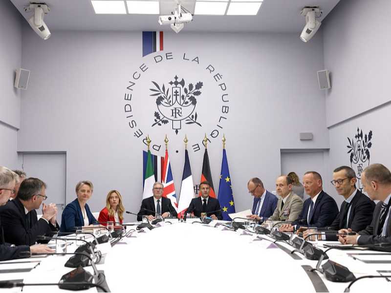 I leaders europei riuniti a Parigi (foto di Tom Nicholson/Getty Images)