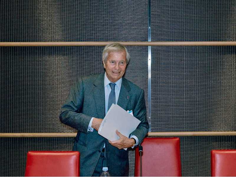 L'imprenditore francese Vincent Bolloré (foto di Adnan Farzat/NurPhoto via Getty Images)