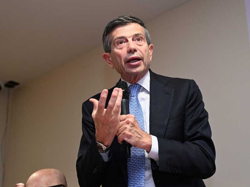 Il presidente di Noi Moderati Maurizio Lupi (foto ANSA/LUCA ZENNARO)