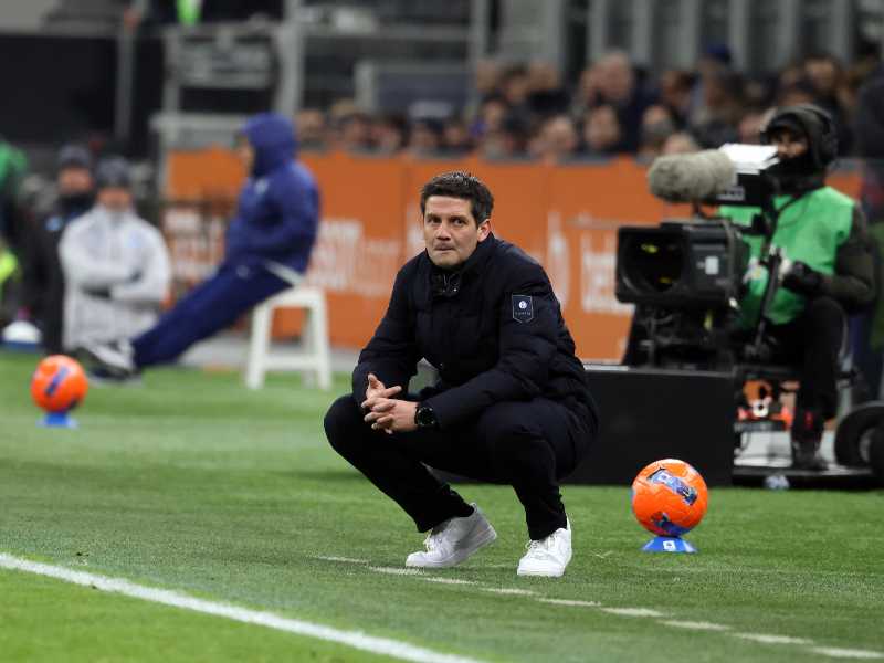 L'allenatore dell'Inter Cristian Chivu (foto di Matteo Bazzi per Ansa)