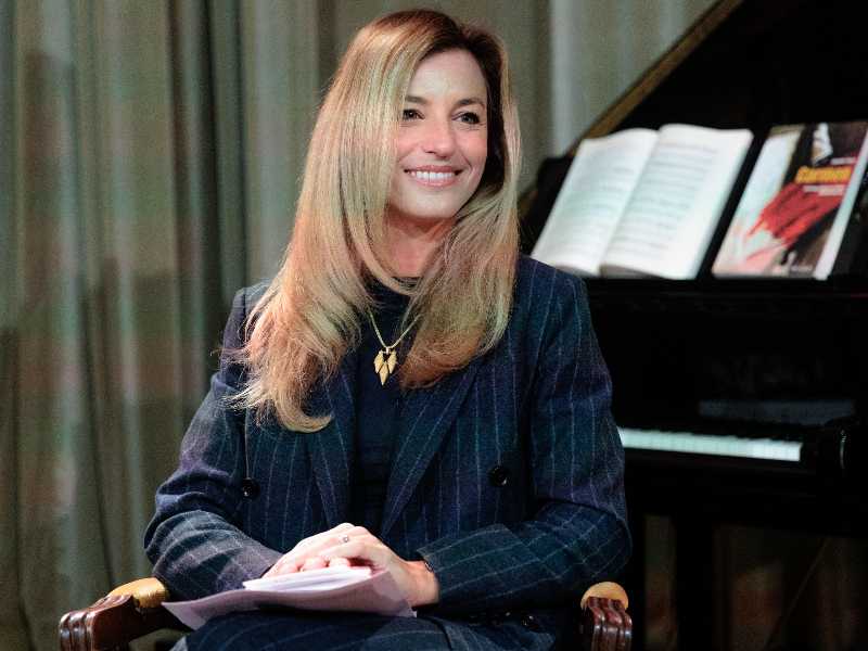 La direttrice d'orchestra Beatrice Venezi.  ANSA/ENRICO MATTIA DEL PUNTA