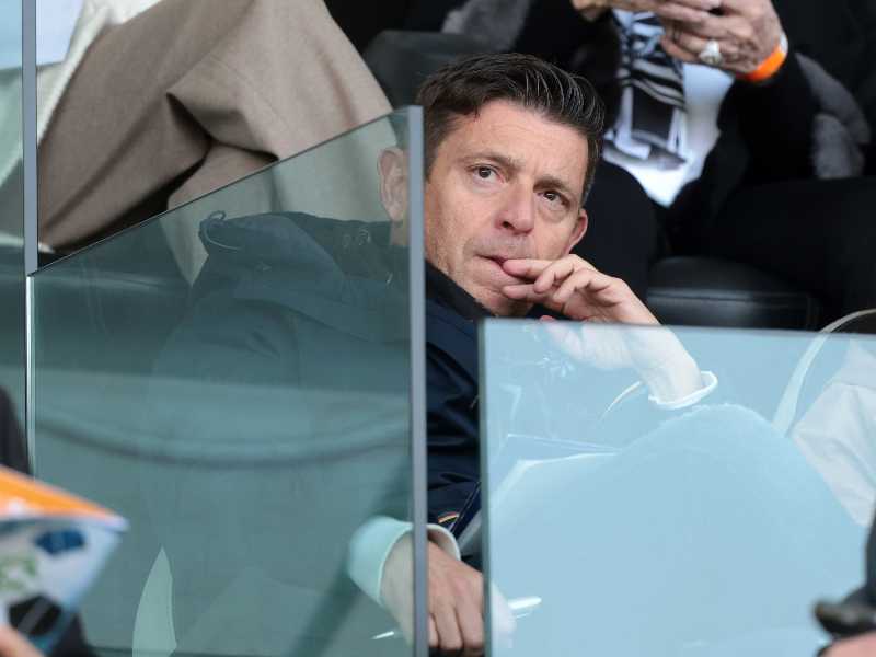 In tribuna il designatore arbitrale Gianluca Rocchi (Fabrizio Zani/LaPresse)