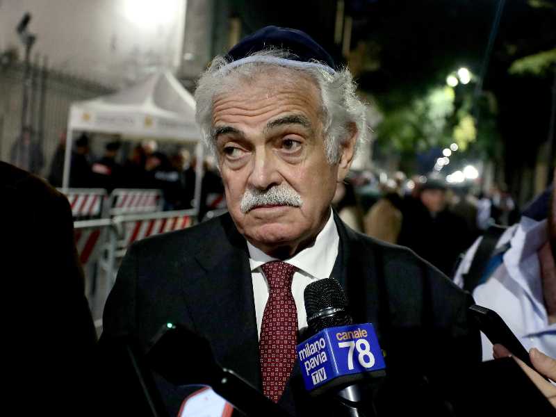Walker Meghnagi, presidente della Comunità ebraica di Milano (foto ANSA)