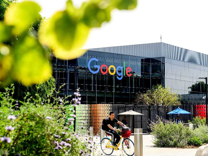 La sede centrale di Google a Mountain View, California, giovedì 26 marzo 2026 (AP Photo/Noah Berger)
