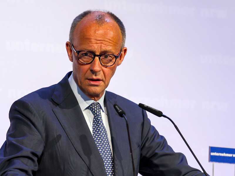 Il cancelliere tedesco Friedrich Merz (foto Ansa)
