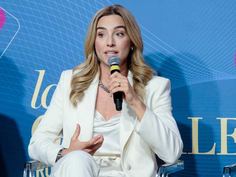 La sindaca di Genova Silvia Salis (foto LaPresse)