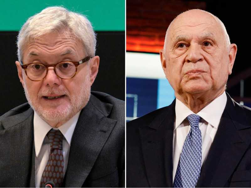 Giovanni Melillo e Carlo Nordio (foto Ansa)