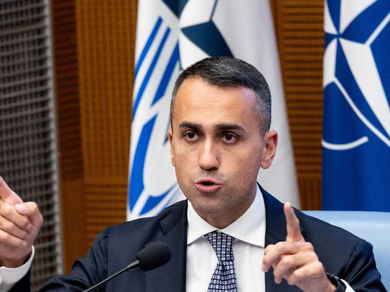 Luigi Di Maio alla Camera dei deputati - foto LaPresse