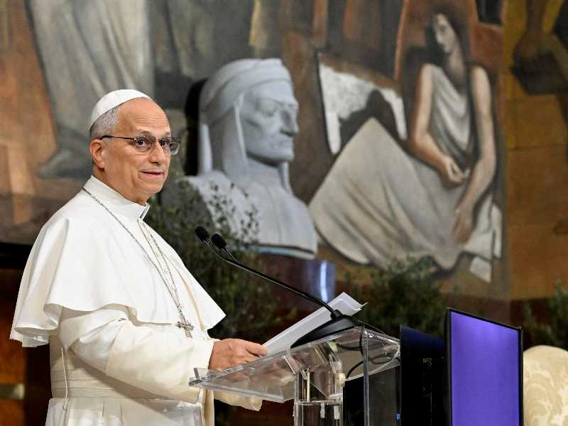 Leone XIV alla Sapienza