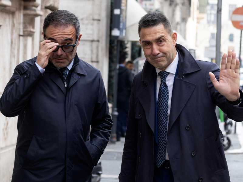 Rossano Sasso e Roberto Vannacci (foto ANSA)