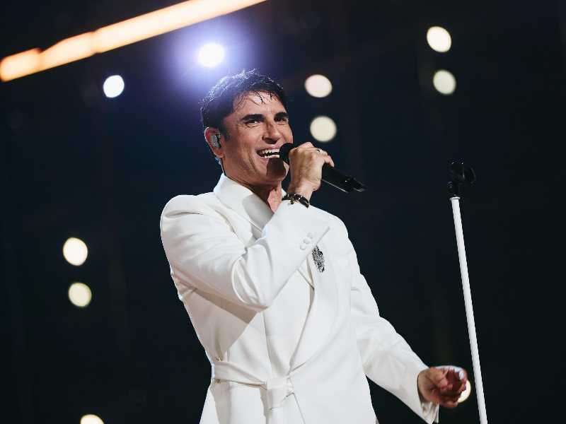 Sal Da Vinci all'Eurovision 2026 (foto Ansa)