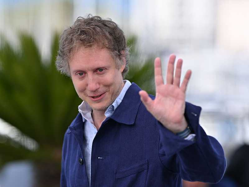 László Nemes a Cannes (foto Getty Images)