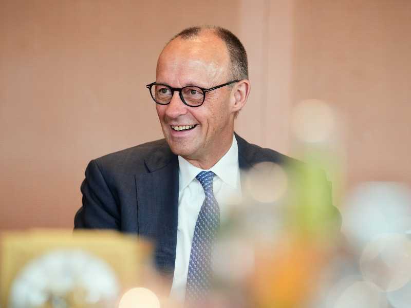 Il cancelliere tedesco Friedrich Merz - foto LaPresse