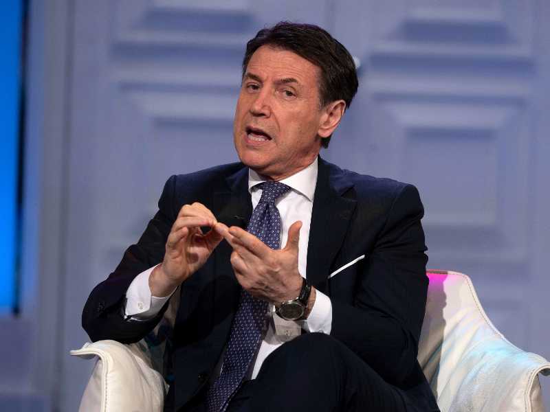 Giuseppe Conte - foto Ansa